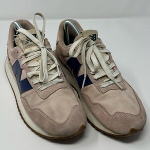 New Balance 237 Sneakers Women's Size  9.5 Retro-inspired Pink Blue Shoes